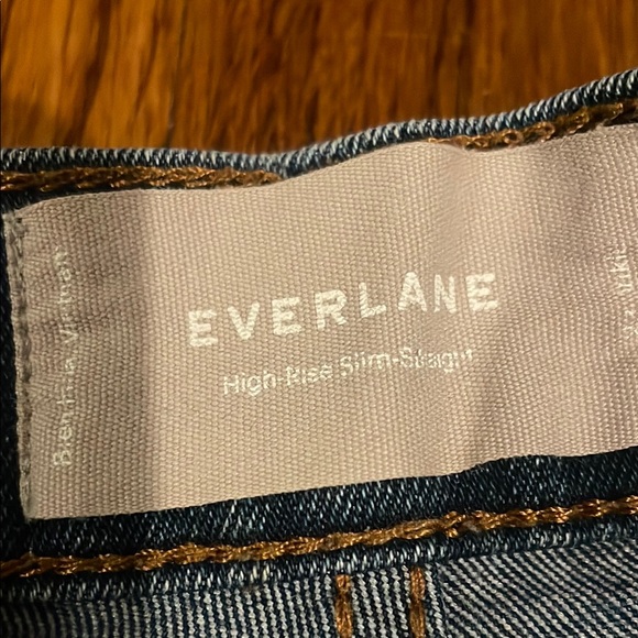 Everlane Dark Blue Ankle Jeans - Picture 2 of 5